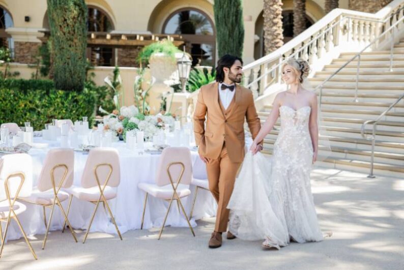Desi Camille Weddings Events Wins Best Design The Styled Challenge Las Vegas walk