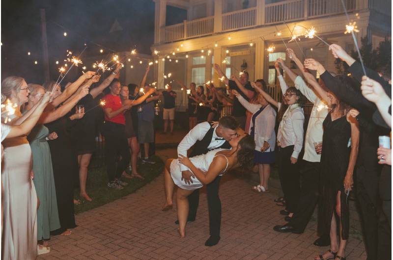 Jalynn Morgan & Spencer Burnham sparklers