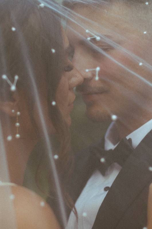 Jalynn Morgan & Spencer Burnham veil Jalynn Morgan & Spencer Burnham veil