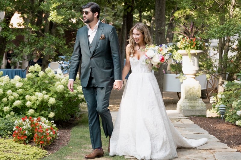 Keeley Franklin & Ian Bryson Walking Outside