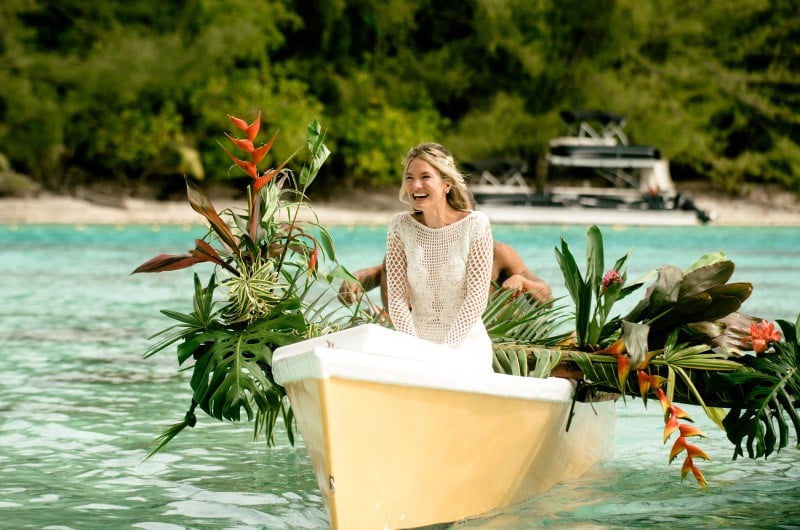 M C Huff & Gregory Michael Boat Arrival