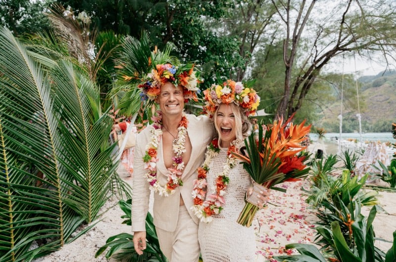 M C Huff & Gregory Michael Newlyweds