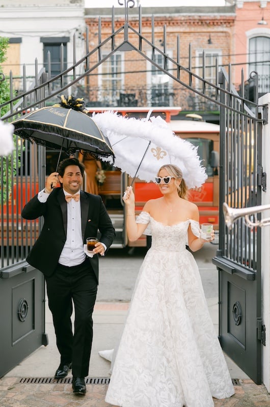 Samantha and Nicholas Entrance Samantha and Nicholas Entrance