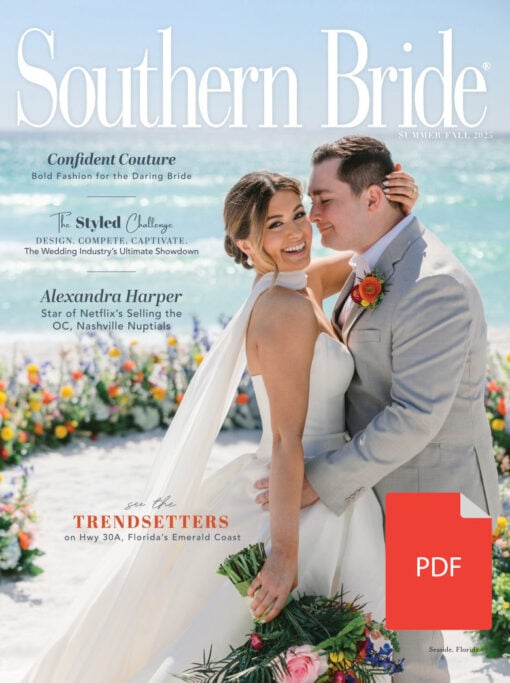 Southern Bride Magazine Summer-Fall 2025 Summer Cover - Digital
