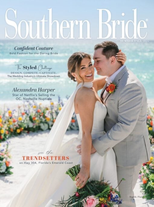 Southern Bride Magazine Summer-Fall 2025 Summer Cover In Print