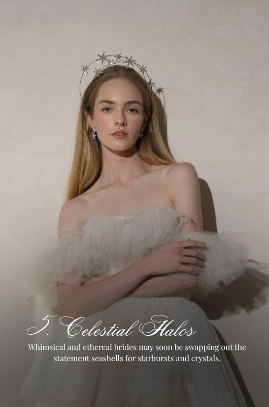 jennifer behr presents the adorned fall 2025 bridal collection celestial halos jennifer behr presents the adorned fall 2025 bridal collection halos