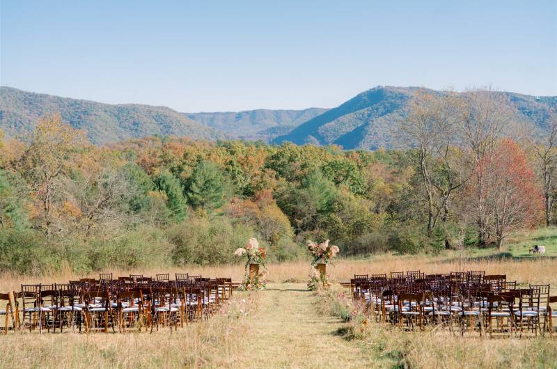 what rental items do you need for an outdoor wedding virginia