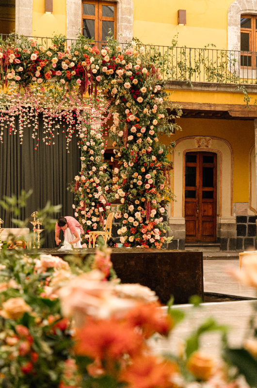 Magic in the City Traditional Indian Weddings at Andaz Mexico City outdoor ceremony Magic in the City Traditional Indian Weddings at Andaz Mexico City outdoor ceremony