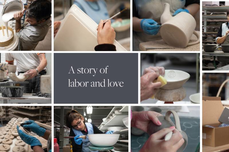 Setting the Table to a Lifetime Together Costa Nova Bridal Registr handmade