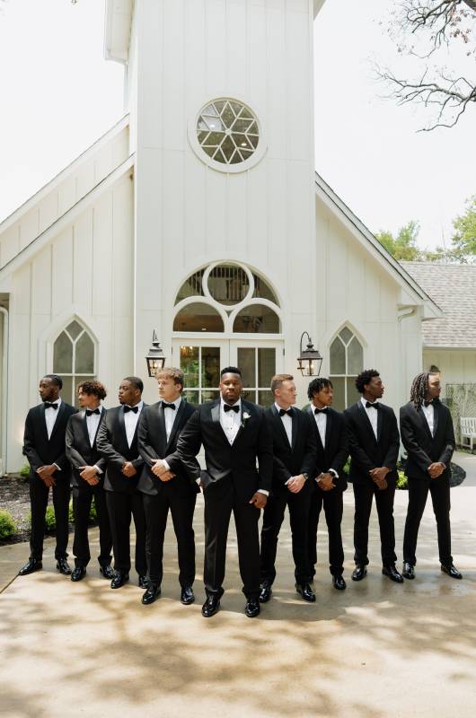 Shilee Hesman Antonio Sanders groomsmen