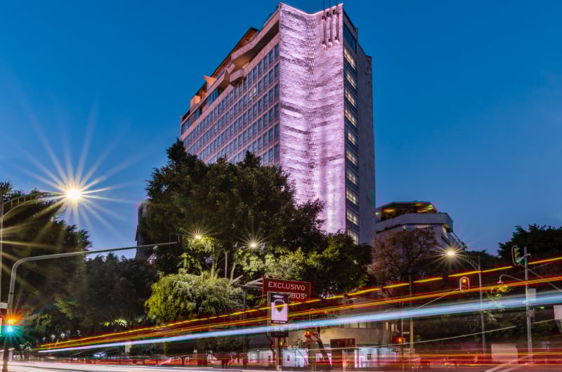magic in the city traditional indian weddings at andaz mexico city andaz exterior shot