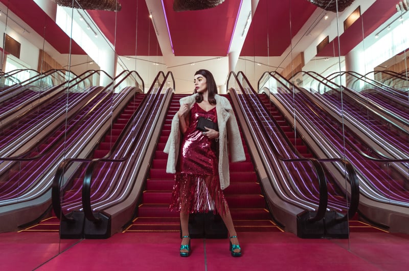 magic in the city traditional indian weddings at andaz mexico city andaz pink stairs
