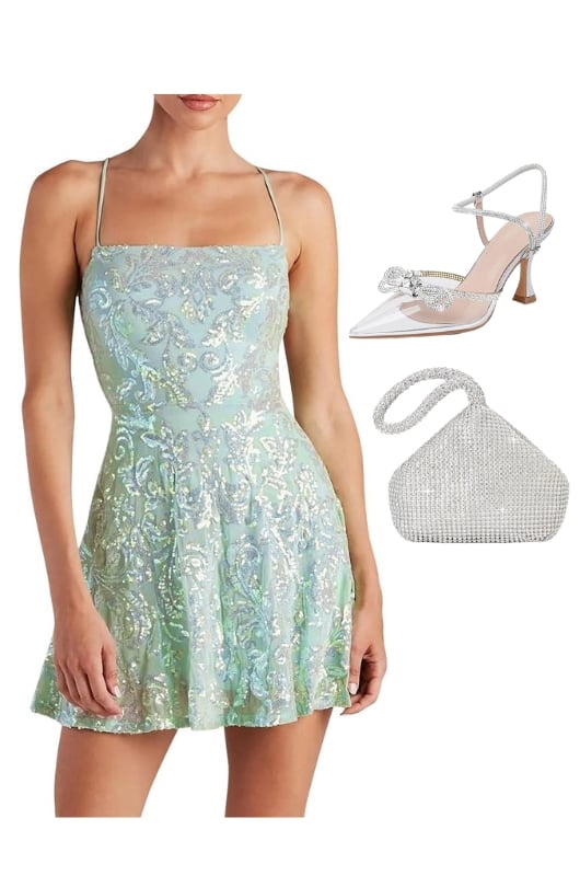the life of a showgirl throwing the ultimate taylor swift inspired bachelorette party green dress
