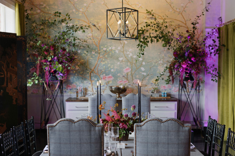A Florist’s Workroom Blooms Into A Dreamy Dinner Party Setting