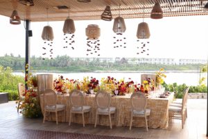 Jane Co Weddings Events Designs Lena Beach The Styled Challenge Tulum MX reception table florals