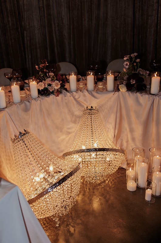 Louise Third Events Wins Lasting Impression Award The Styled Challenge Temecula CA reception chandeliers
