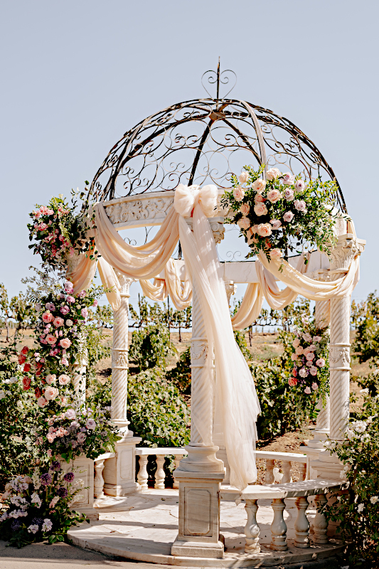 Michelle Garibay Events Wins Influencer Award The Styled Challenge Temecula CA wedding gazebo