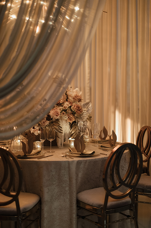 Stunning & Brilliant Events Named Trendsetter in Chicago Tablescape Drapery