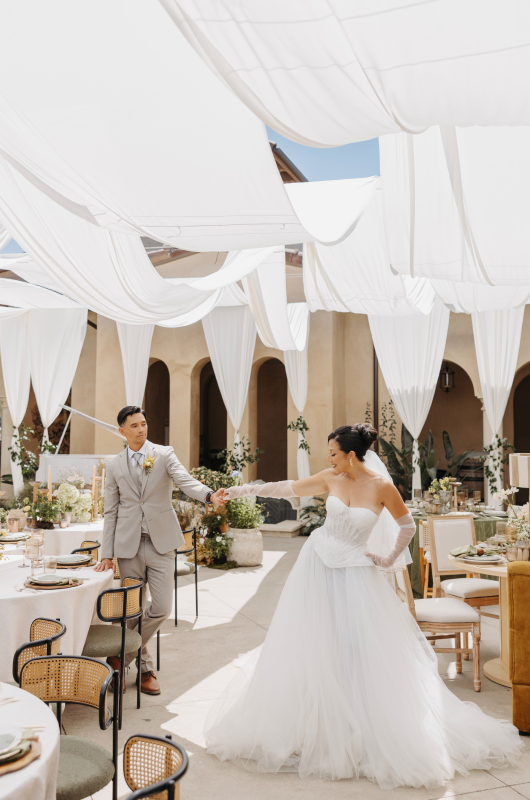 jc designs weddings and events wins best design award the styled challenge temecula ca couple at reception