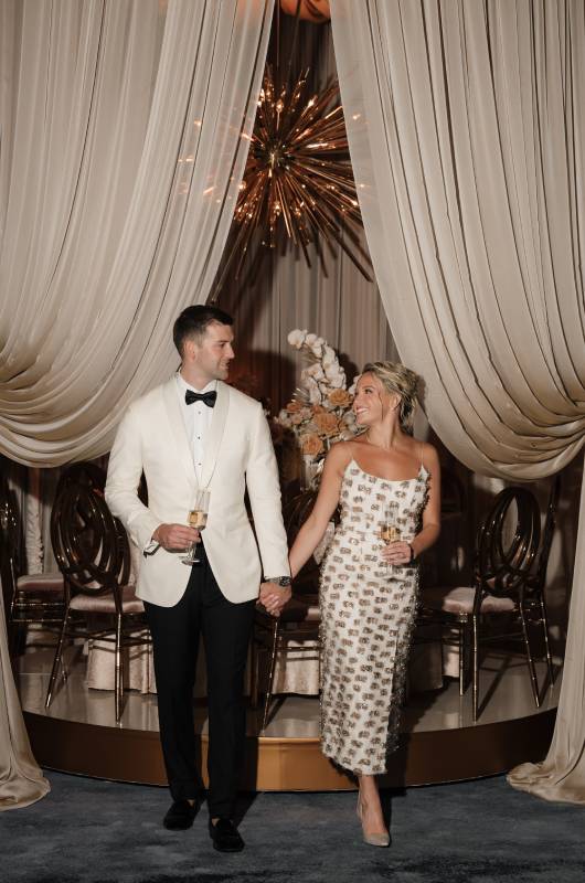 Stunning & Brilliant Events Named Trendsetter in Chicago couple at reception