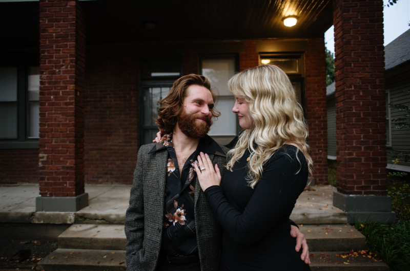 Romantic Midtown Memphis Proposal: A Photographer and Musician’s Love Story