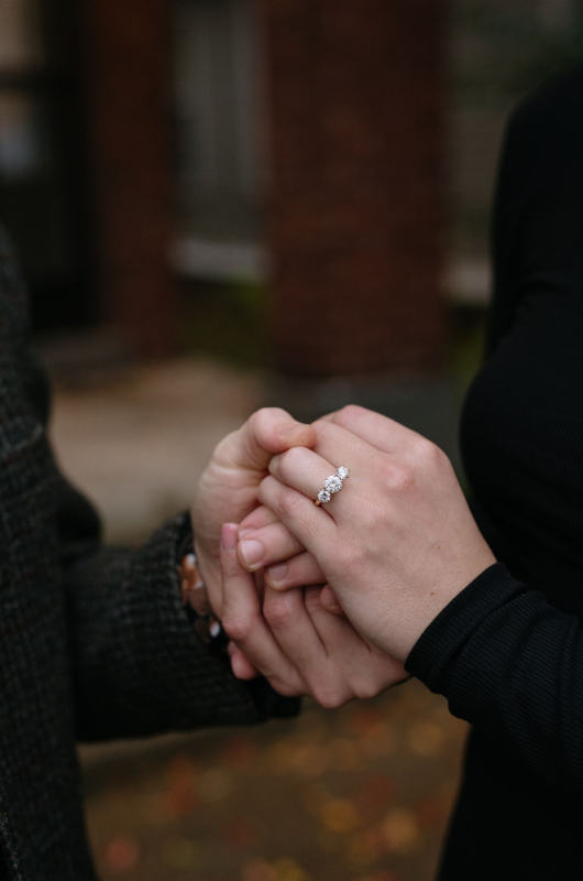 romantic midtown memphis proposal a photographer and musicians love story grandmothers ring
