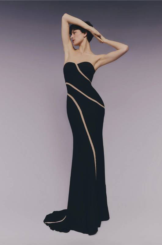 Beyond the Aisle How Bridal Brands are Redefining the Industry black cutout dress
