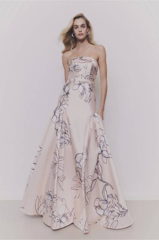 Beyond the Aisle How Bridal Brands are Redefining the Industry blush abstract dress