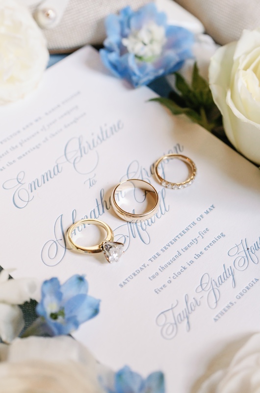 Grayson Rozell Rings Emma Fulton & Grayson Mowell | Southern Bride