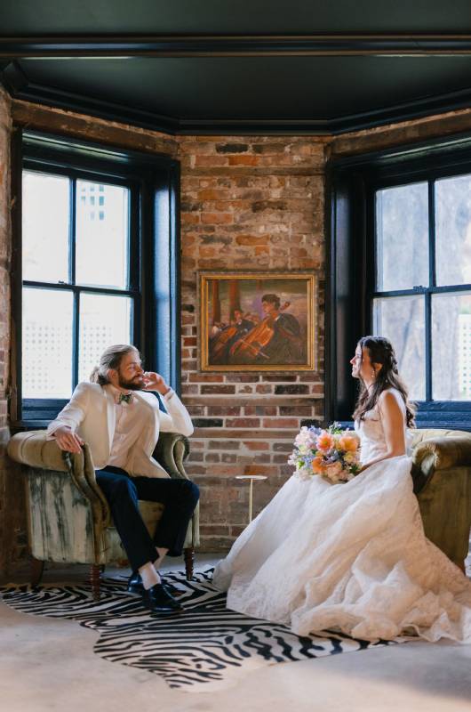 southern garden wedding inspiration at magnolia manor new bern nc styled shoot couple lounging