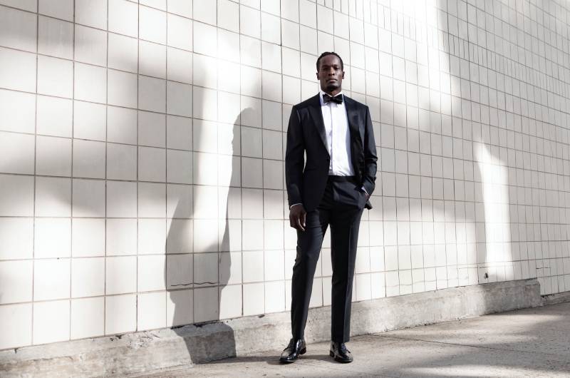 Groom Outfit Change Q&A With Menswear Expert Brad Bradley black suit