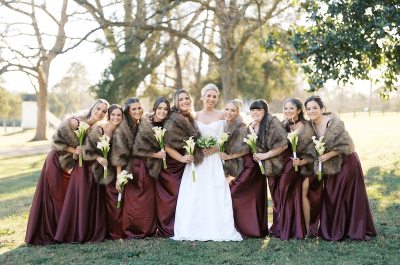 Meredith Rhodes Buck Jordan wedding party girls