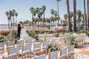 Timeless Glamour by the Sea Santa Monica Styled Shoot ceremony
