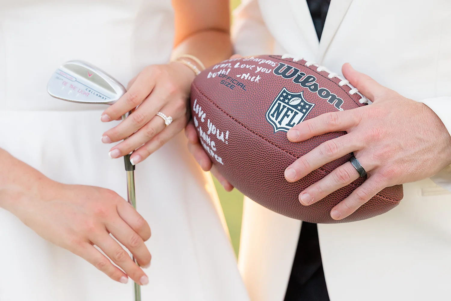 Cailyn Henderson Chandler Whitmer wedding sports hobbies rings Florida Susan Elizabeth Photography