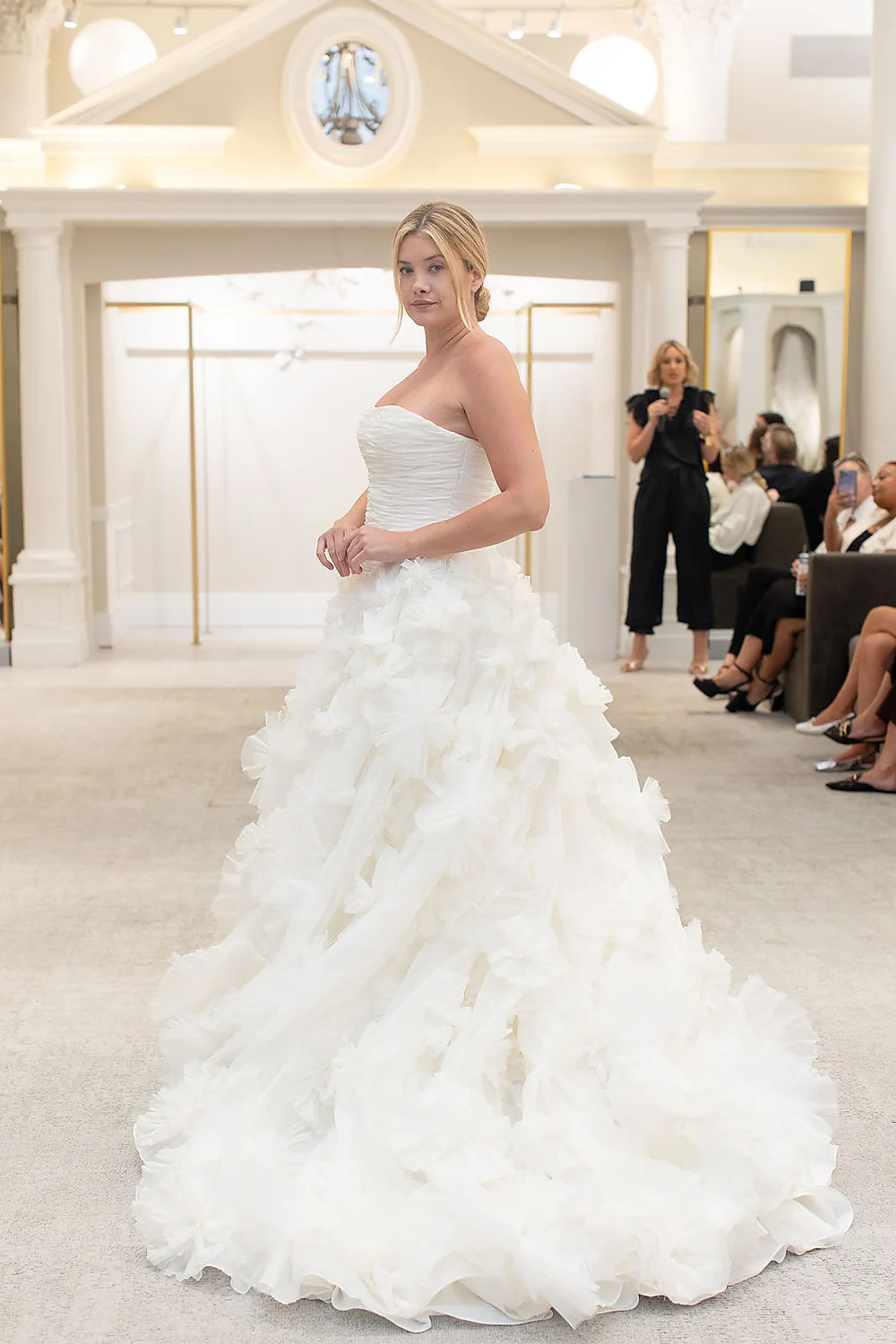 Inside The New Martina Liana X Kleinfeld Bridal Collection bridal wedding elegant fashion model Nyc Mlphotography