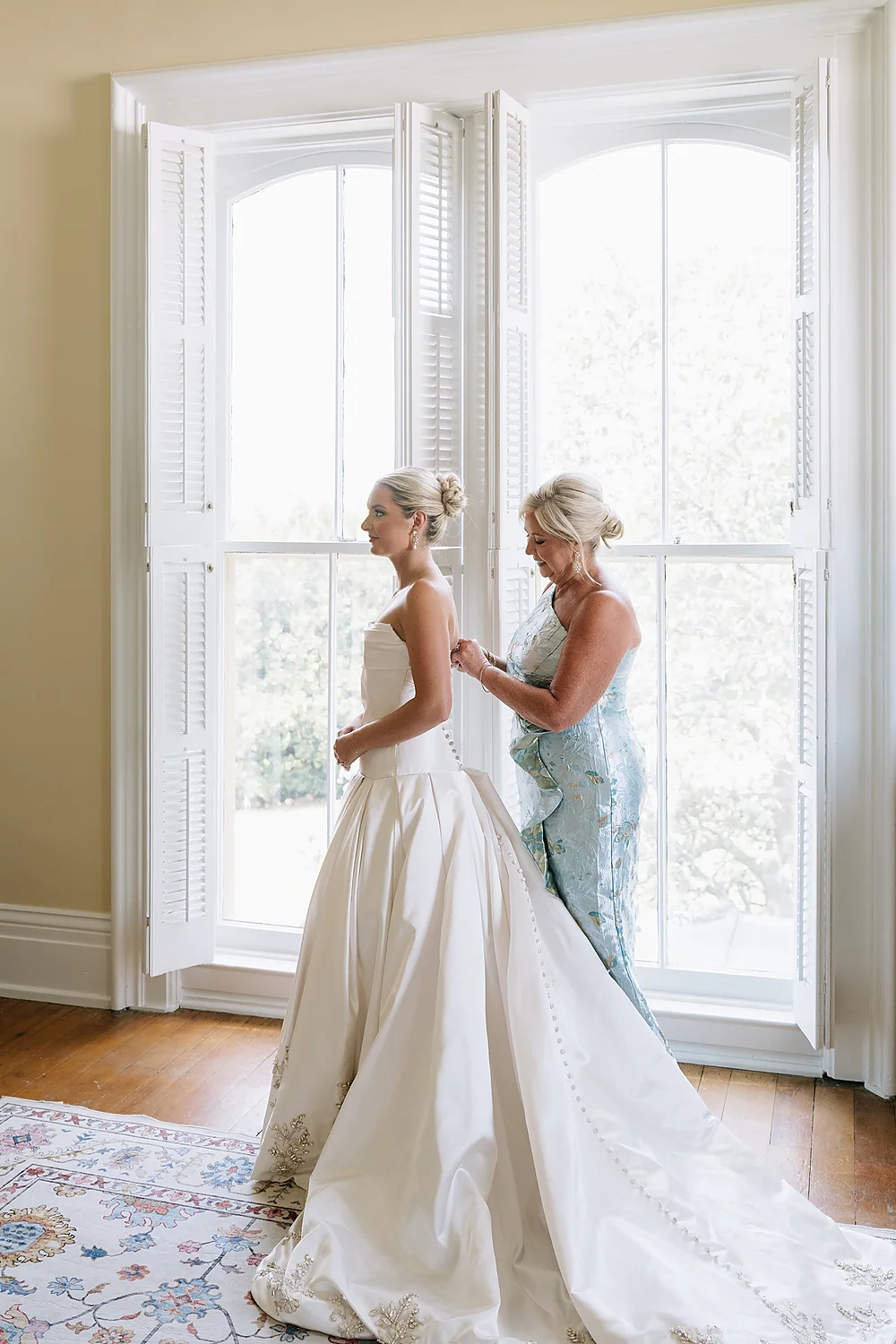 Liza Holley Jonathan Kosier bride mother elegant wedding preparation Glendale Kentucky Rooted In Wild Photo