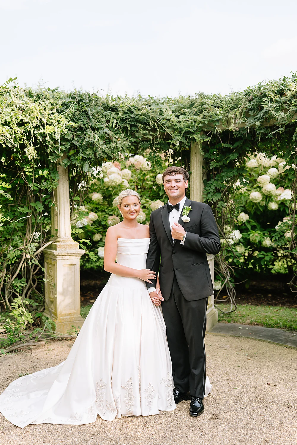 Liza Holley Jonathan Kosier happy couple wedding day garden Glendale Kentucky Rooted In Wild Photo