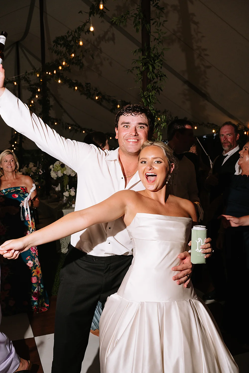 Liza Holley Jonathan Kosier joyful couple dancing wedding Glendale Kentucky Rooted In Wild Photo