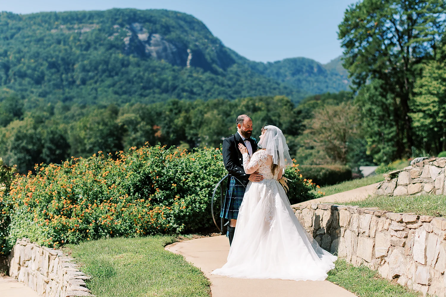 Christina Collins And Brian Gardner mountain wedding happy couple North Carolina Meghan Rose Photography Christina Collins And Brian Gardner mountain wedding happy couple North Carolina Meghan Rose Photography
