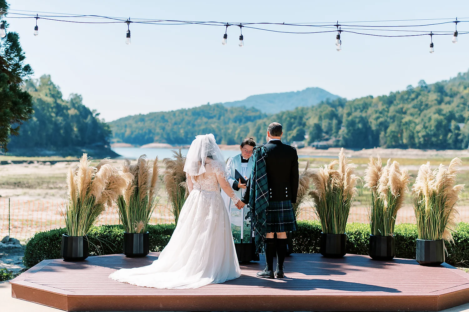 Christina Collins And Brian Gardner outdoor wedding ceremony lake mountains North Carolina Meghan Rose Photography Christina Collins And Brian Gardner outdoor wedding ceremony lake mountains North Carolina Meghan Rose Photography