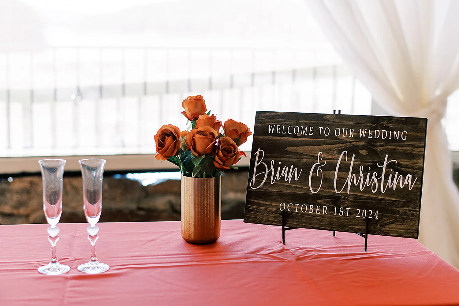 Christina Collins And Brian Gardner wedding welcome sign rustic romantic North Carolina Meghan Rose Photography Christina Collins And Brian Gardner wedding welcome sign rustic romantic North Carolina Meghan Rose Photography