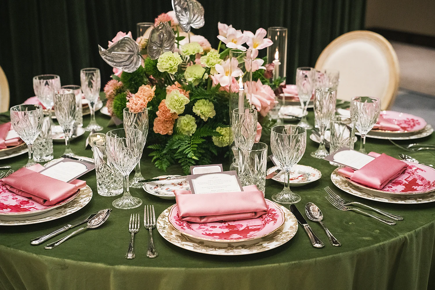 Stunning Brilliant Events Designs The Joule Trendsetter Series Dallas Tx elegant dinner party table
