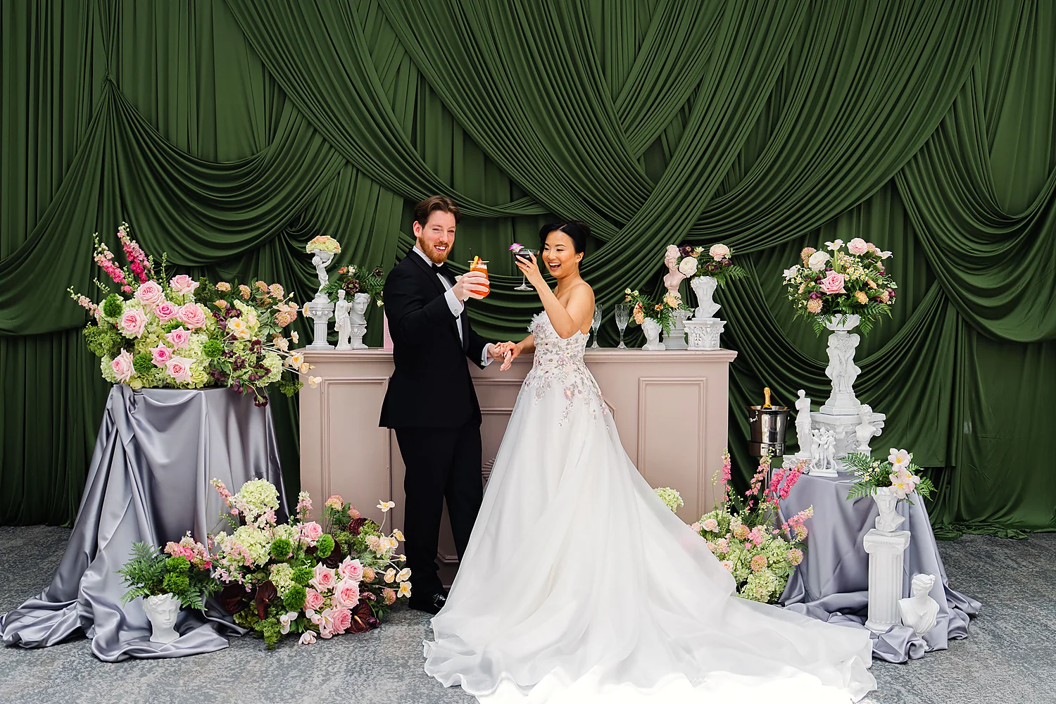 Stunning Brilliant Events Designs The Joule Trendsetter Series Dallas Tx joyful elegant wedding celebration