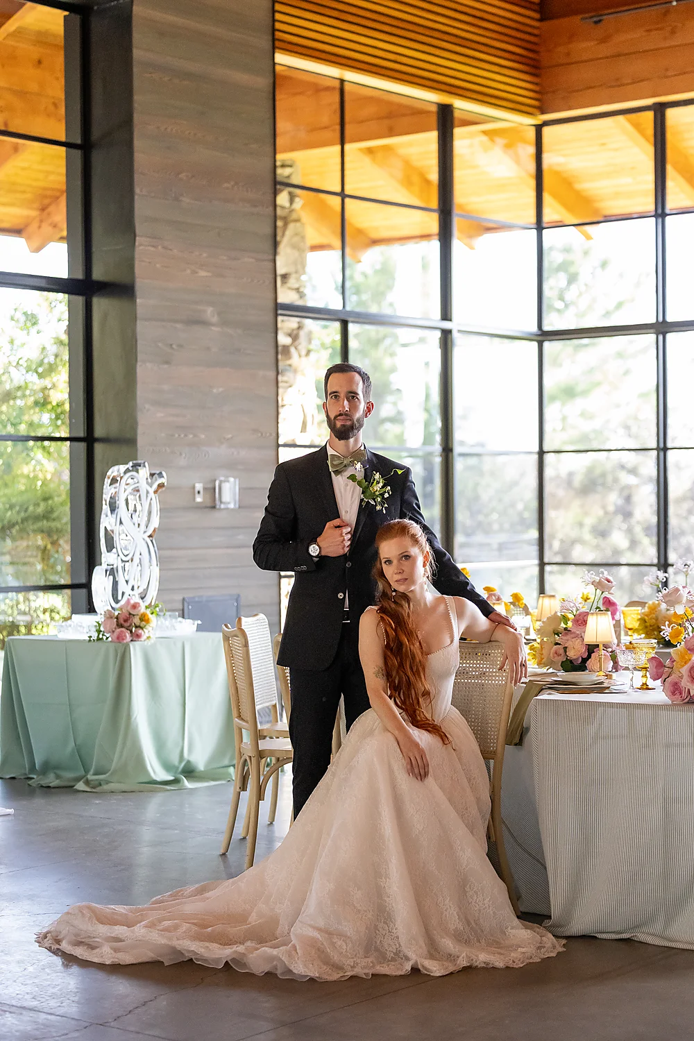 Wedding Connections Designs Omni Grove Park Inn The Styled Challenge Asheville bride groom wedding (1)