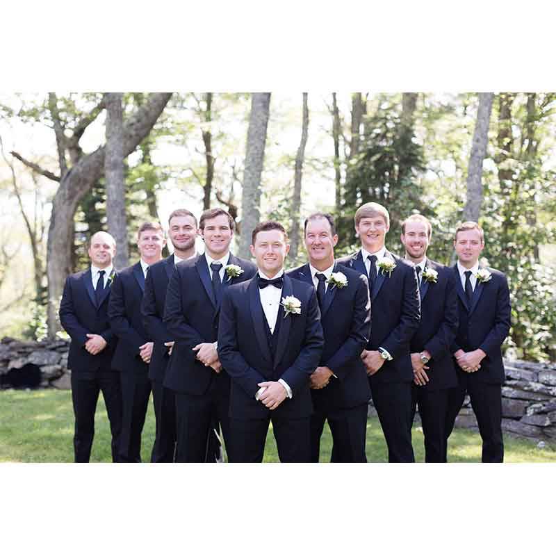 Real Wedding Scotty McCreery & Gabrielle Dugal Groomsmen