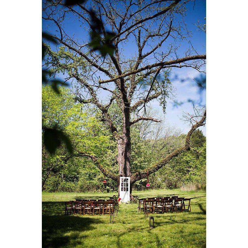 The Davis Home at Strawberry Plains outdoor wedding setup