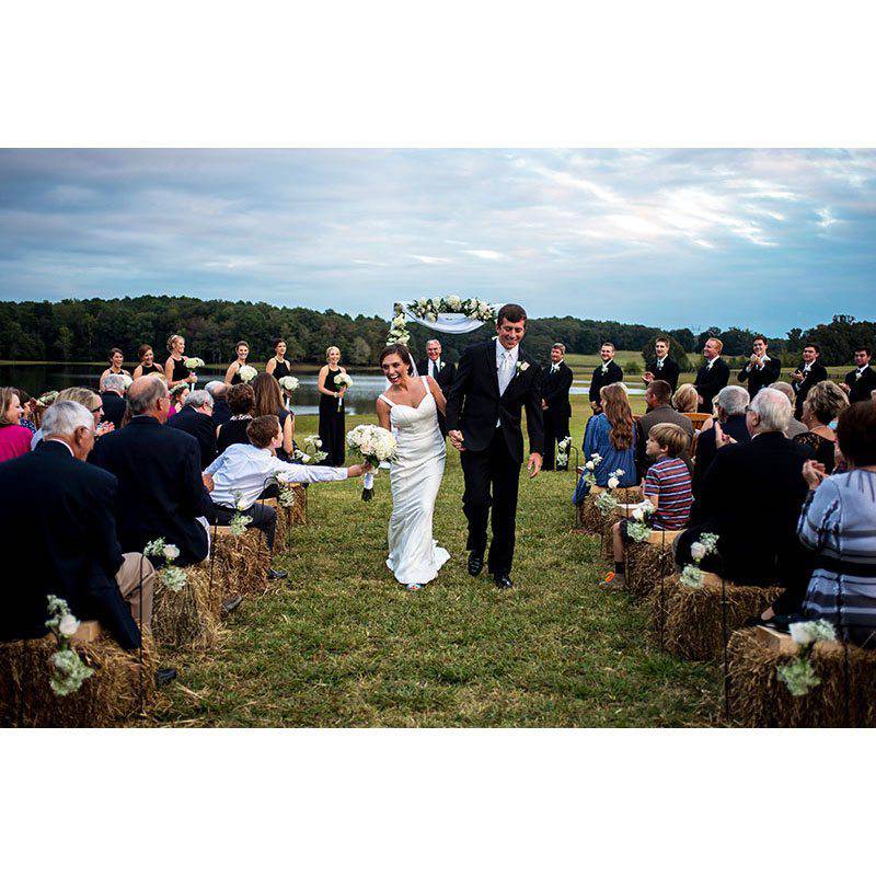 Lone Oaks Farm Wedding Ceremony exit