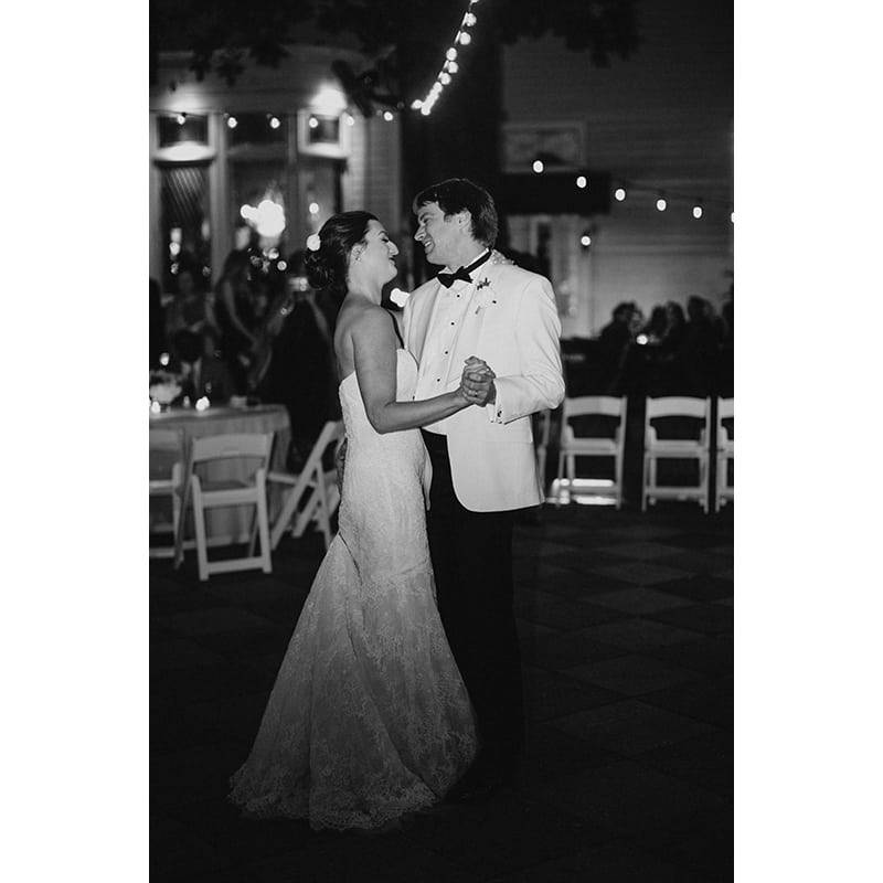 Maggie Paul Wedding Lookbook Slides B&W Dancing