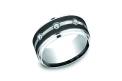 Benchmark Wedding Rings black band diamonds