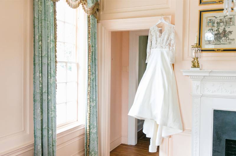 Kristin Almond & Jay Brown Wedding Dress